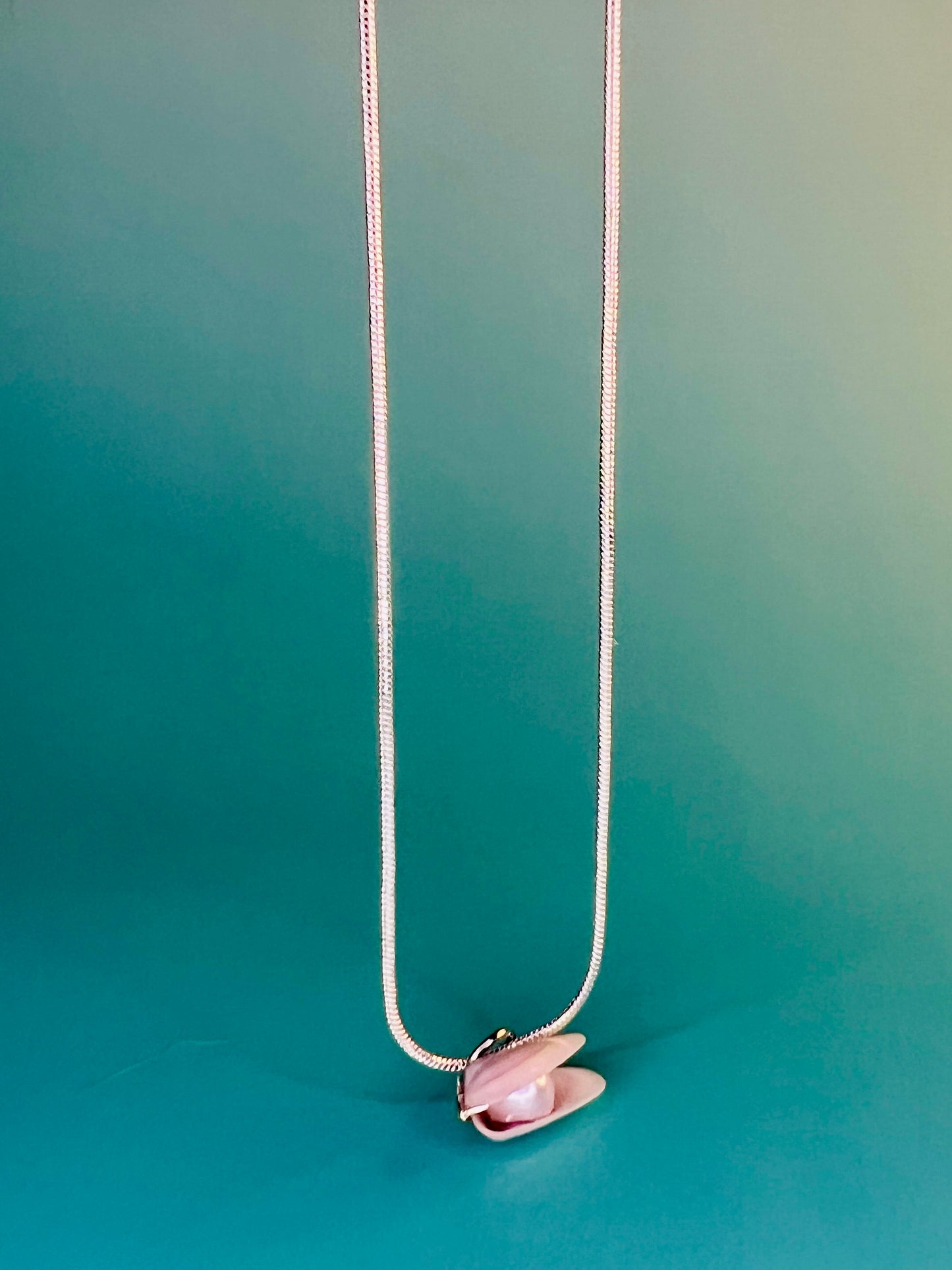 Coquina Pearl Locket Charm Necklace - Pilot Product