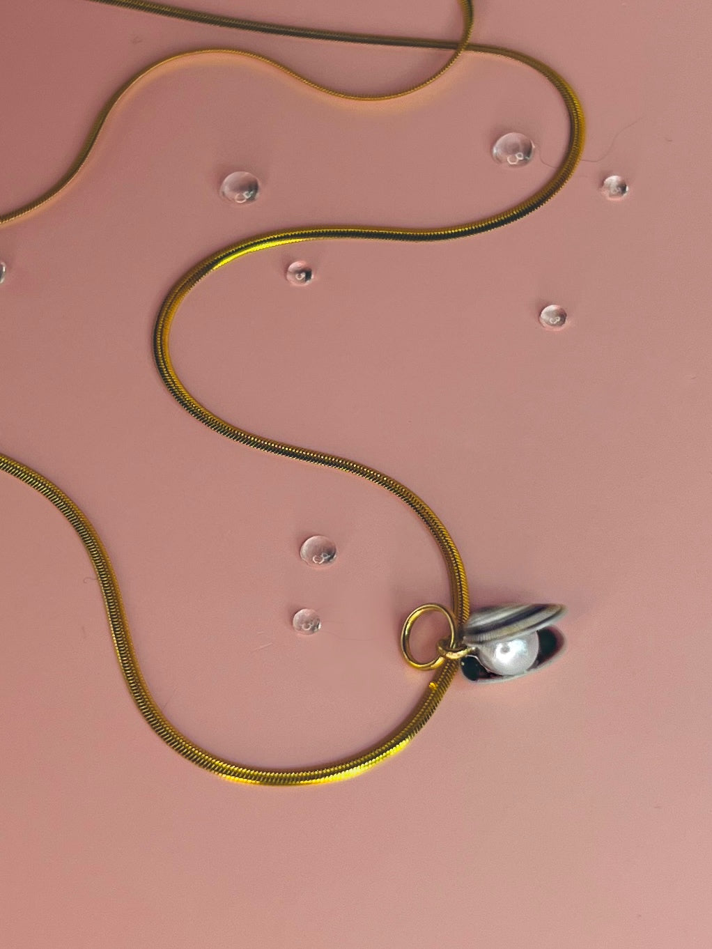 Coquina Pearl Locket Charm Necklace - Pilot Product