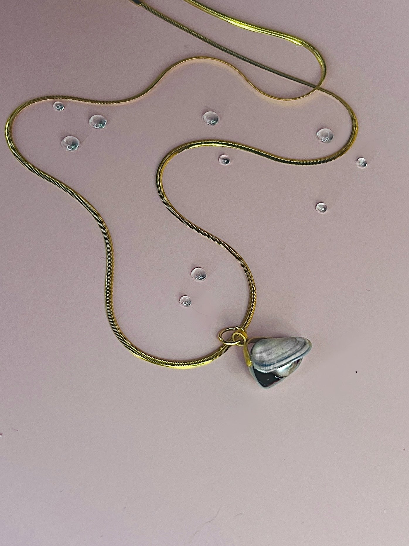 Coquina Pearl Locket Charm Necklace - Pilot Product