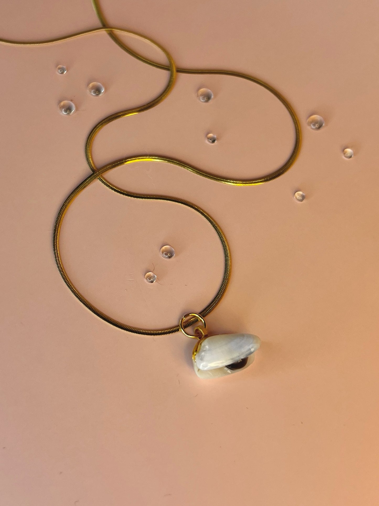 Coquina Pearl Locket Charm Necklace - Pilot Product