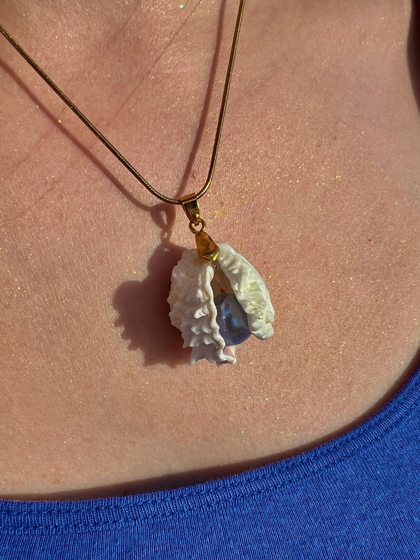 Spiny Jewel Box Pendant Necklace - Pilot