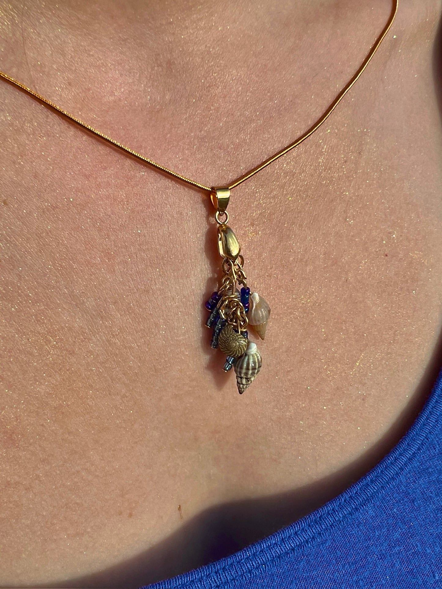 Sea Snail Cluster Pendant