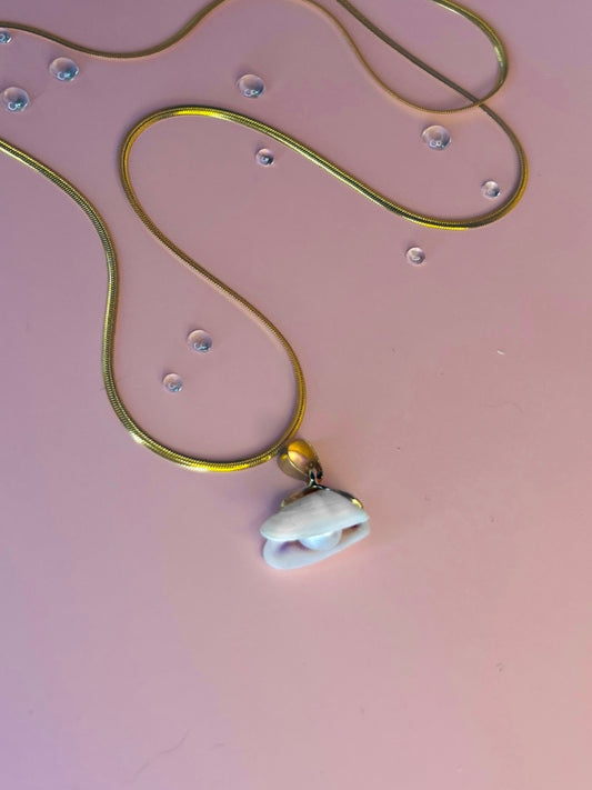 Coquina Pearl Locket Charm Necklace - Pilot Product
