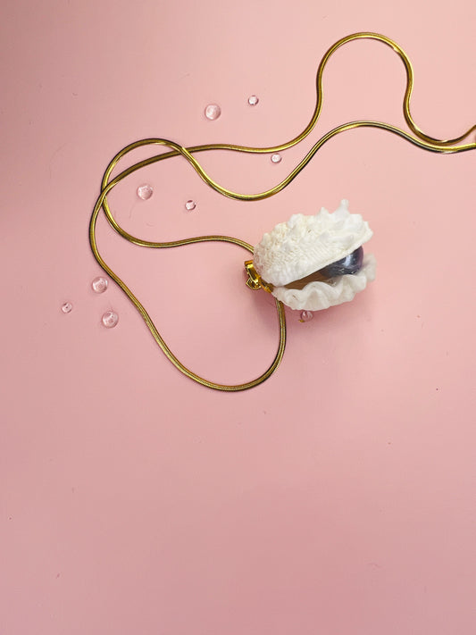 Spiny Jewel Box Pendant Necklace - Pilot