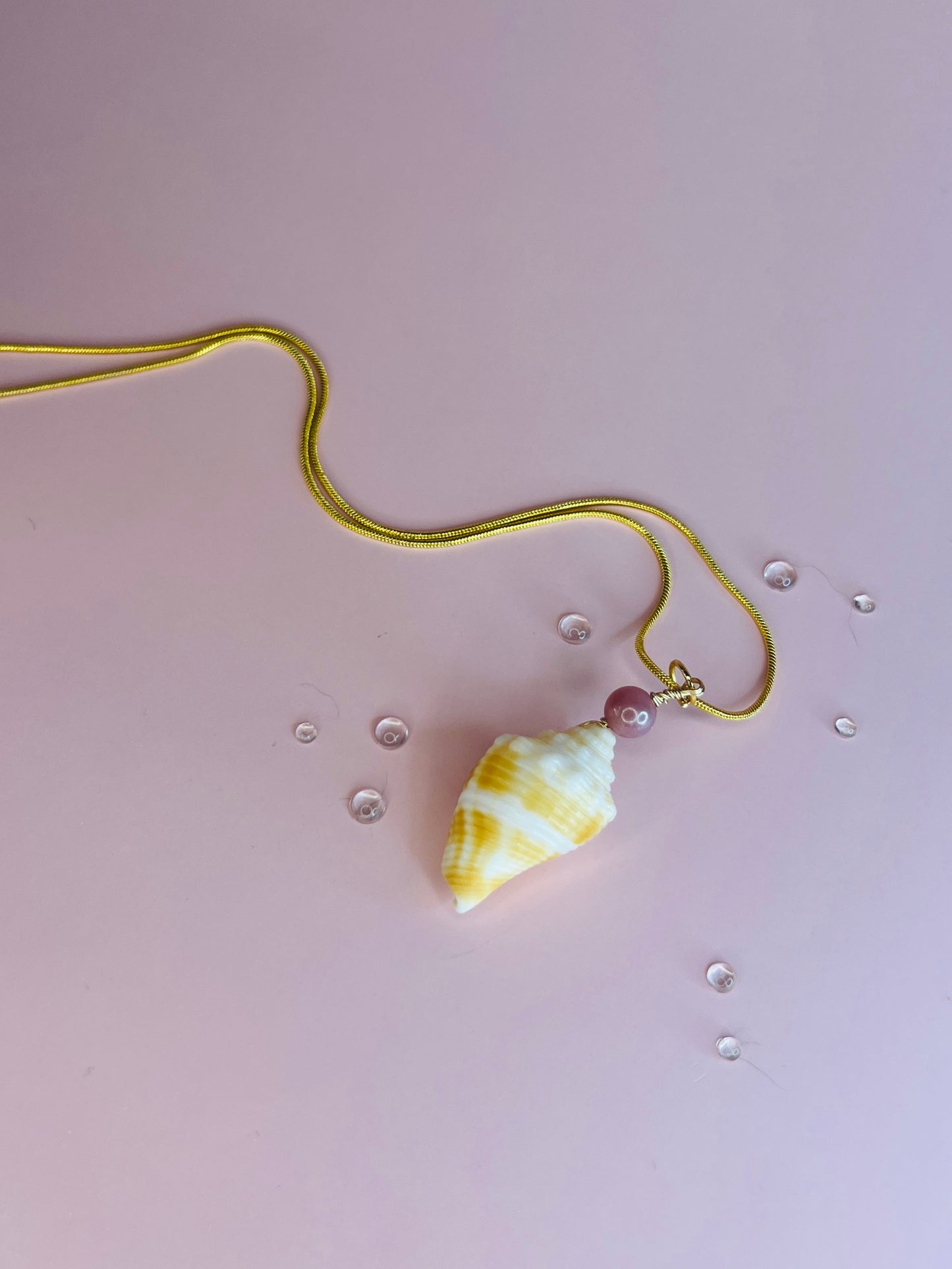 Golden Sands Shell Necklace