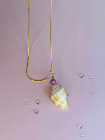 Golden Sands Shell Necklace