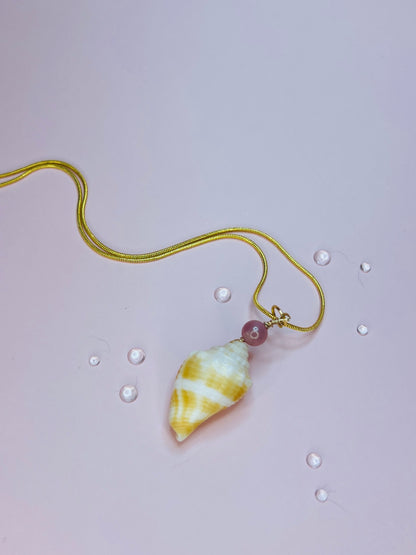 Golden Sands Shell Necklace